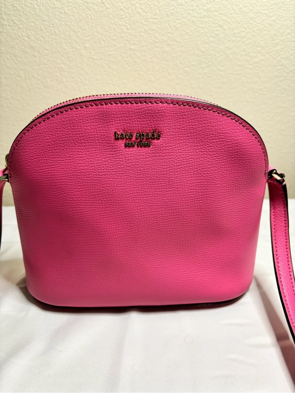 Kate Spade Sylvia Medium Dome Pebbled Leather Crossbody